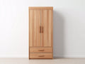 Kleiderschrank Holzoptik 120x55x190 cm Eiche Natur Schlafzimmer Modernes Design
